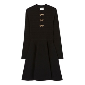Bow Knit Mini Dress