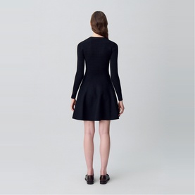 Bow Knit Mini Dress