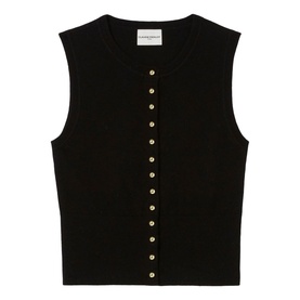 Button-Down Knitted Vest