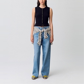 Button-Down Knitted Vest
