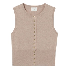 Button-Down Knitted Vest