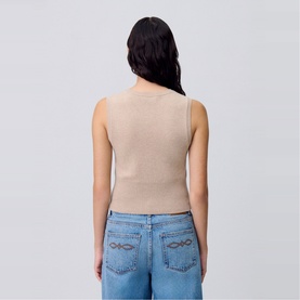 Button-Down Knitted Vest