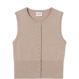 Button-Down Knitted Vest
