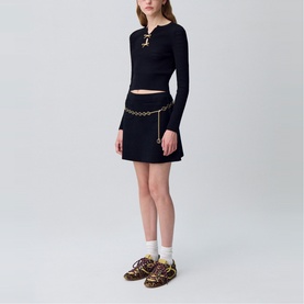 Bow Pointelle Knit Top