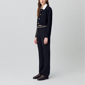 High-Rise Cigarette Trousers