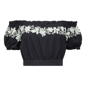 Blaire Embroidered Cropped Top