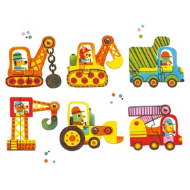 Articulo V&eacute;hicles 6-Piece Puzzle