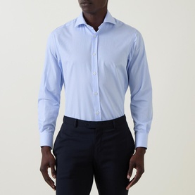 Pinstripe Poplin Formal Shirt