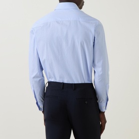 Pinstripe Poplin Formal Shirt