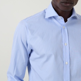 Pinstripe Poplin Formal Shirt