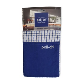 Poli-Dri Blue Cotton Waist Apron