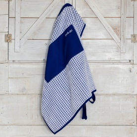 Poli-Dri Blue Cotton Waist Apron
