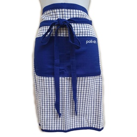 Poli-Dri Blue Cotton Waist Apron