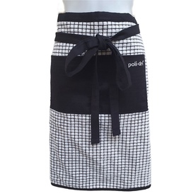 Poli-Dri Black Cotton Waist Apron