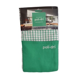 Poli-Dri Green Cotton Waist Apron