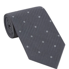 Tonal Polka Dot Silk Tie