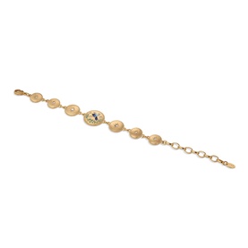 Bird Enamel Link Bracelet
