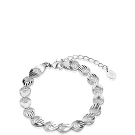 Circular Necklace & Bracelet Two-Piece Set