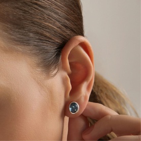 Stone Stud Earrings