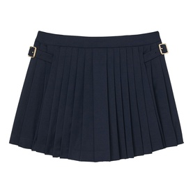 Pleated Flared Skort