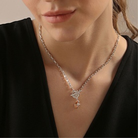 T-Bar Pendant Necklace