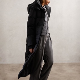 Colette Belted Longline Puffer Coat