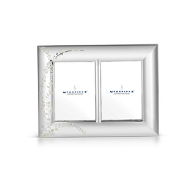Large Floral Double Photo Frame