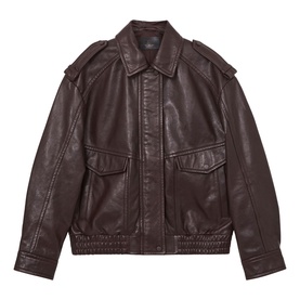 Peyton Oversized Leather Jacket