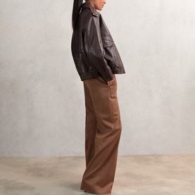 Peyton Oversized Leather Jacket