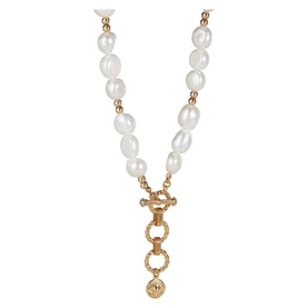 Sappho Large Baroque Pearl Necklace