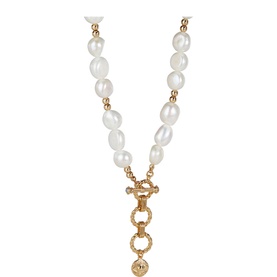 Sappho Large Baroque Pearl Necklace