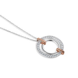Ti Amo Circular Pendant Necklace