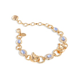 Tigers Head Crystal Stone Bracelet