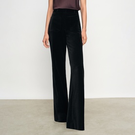 Myrtle Velvet Flared Trousers