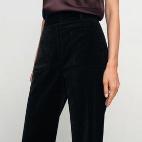 Myrtle Velvet Flared Trousers