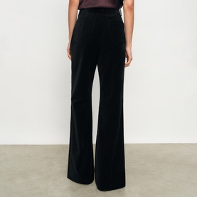 Myrtle Velvet Flared Trousers