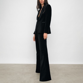 Myrtle Velvet Flared Trousers