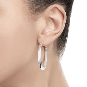 Twist Hoop Earrings