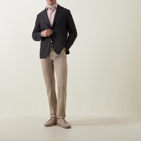 Single-Breasted Wool Shirt Jacket
