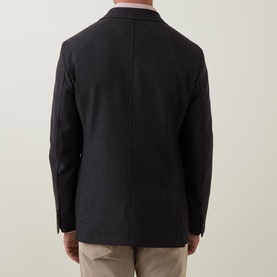 Single-Breasted Wool Shirt Jacket