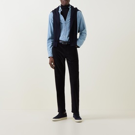 Mid-Rise Straight Leg Jeans