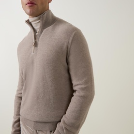 Oasi Half-Zip Knit Sweater