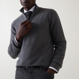 Half-Zip Knit Sweater