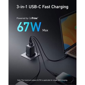 67 Watt GaN Prime Wall Charger