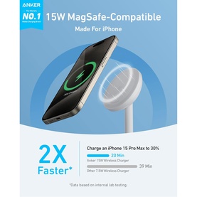 Mag Go Wireless Charging Stand 15 Watt