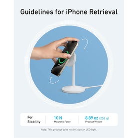 Mag Go Wireless Charging Stand 15 Watt