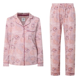Breakfast Items Patterned Pyjama Set