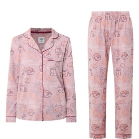 Breakfast Items Patterned Pyjama Set