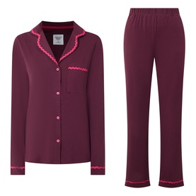 Goodnight Embroidered Pyjama Set