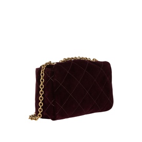 Heritage Logo Plaque Quilted Shoulder Bag